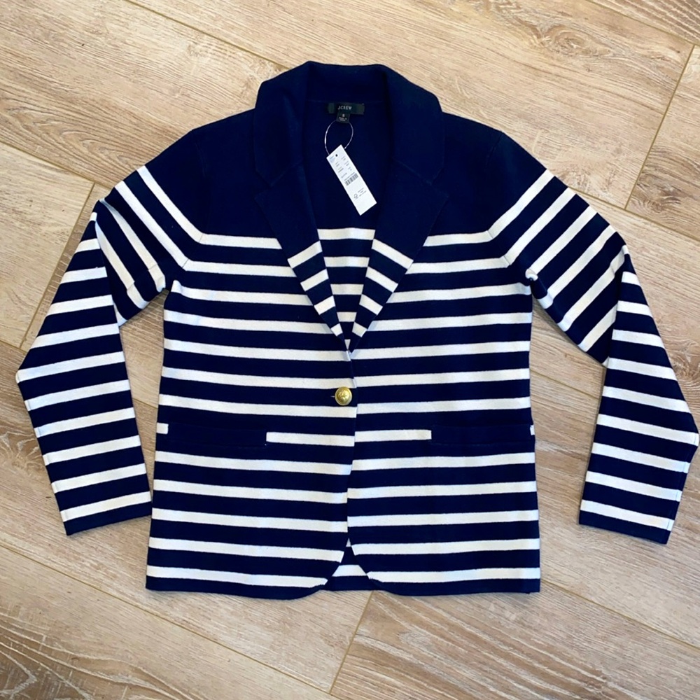NWT J. Crew Sweater Blazer Small